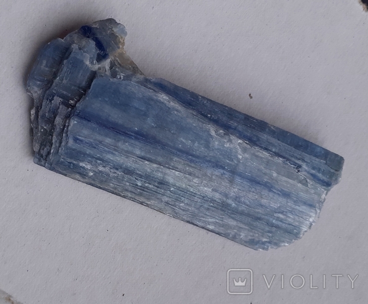 Кианит голубой крупный кристалл (Бразилия) 42 г, фото №3