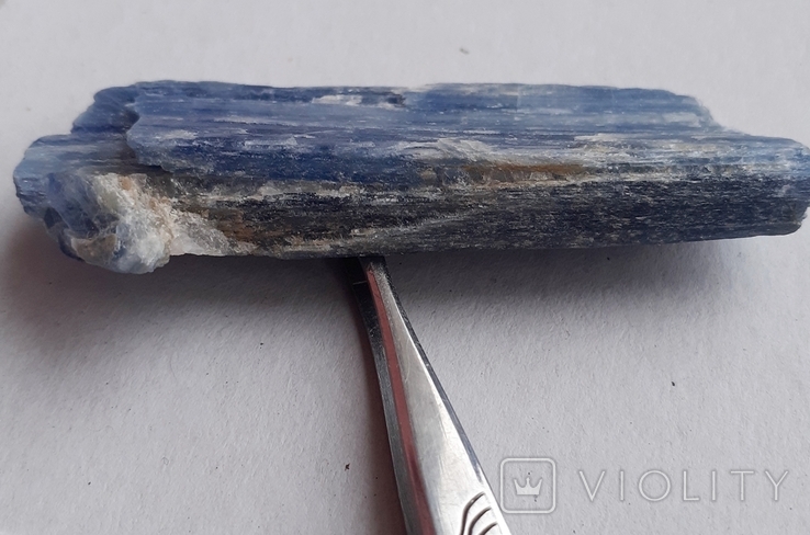Кианит голубой крупный кристалл (Бразилия) 42 г, фото №5