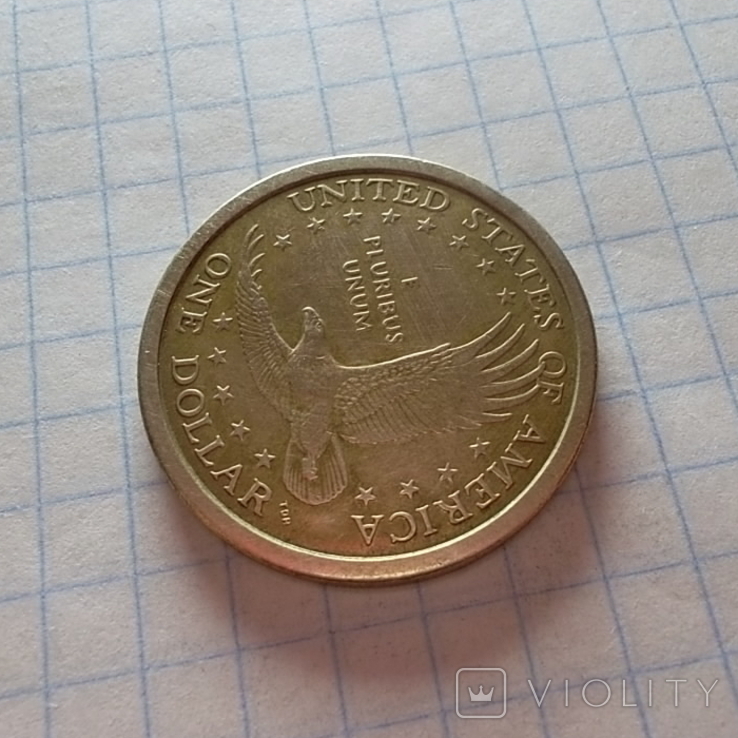 США 1 долар, 2001 "D", фото №8