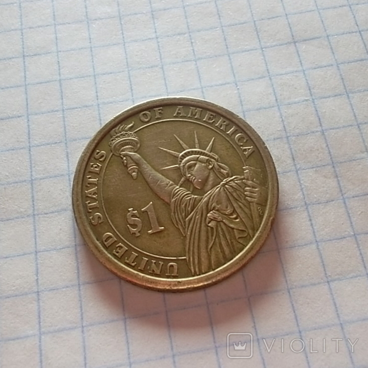 США 1 долар, 2008 Президент США - Джон Квінсі Адамс (1825-1829), фото №7