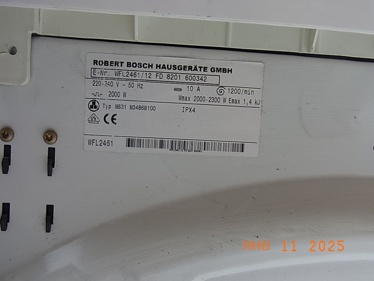 Пральна машина BOSCH MAXX WFL 2461 6 кг з Німеччини, numer zdjęcia 11