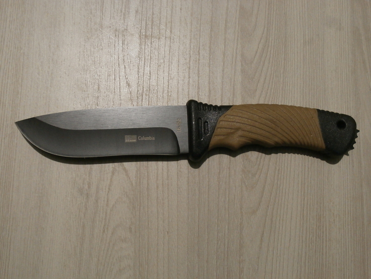 Нож охотничий туристический тактический Columbia 1638E в пластиковом чехле, numer zdjęcia 5
