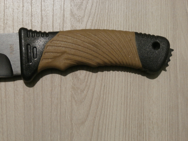 Нож охотничий туристический тактический Columbia 1638E в пластиковом чехле, фото №7