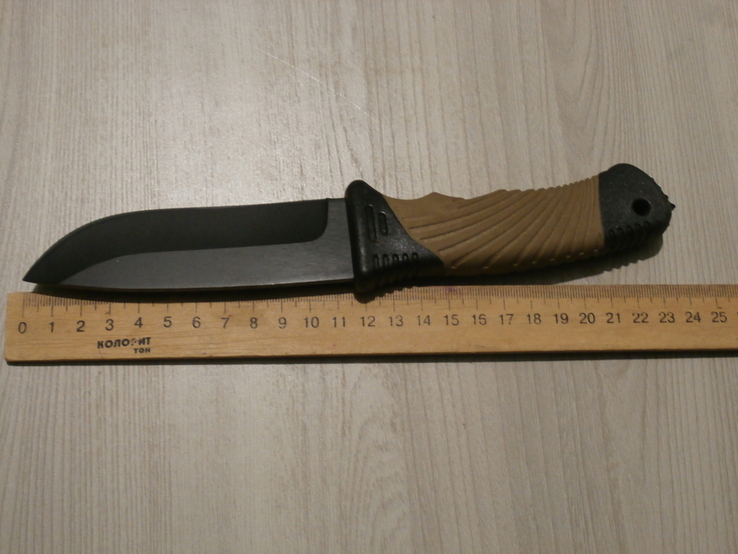 Нож охотничий туристический тактический Columbia 1638E в пластиковом чехле, фото №9