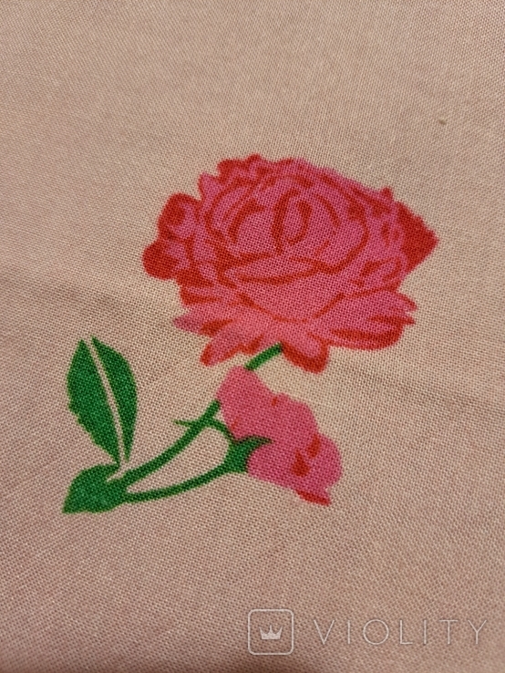  Шейный платок Розы Sey Sunny, винтажный дизайн 46/44,5 см, фото №5