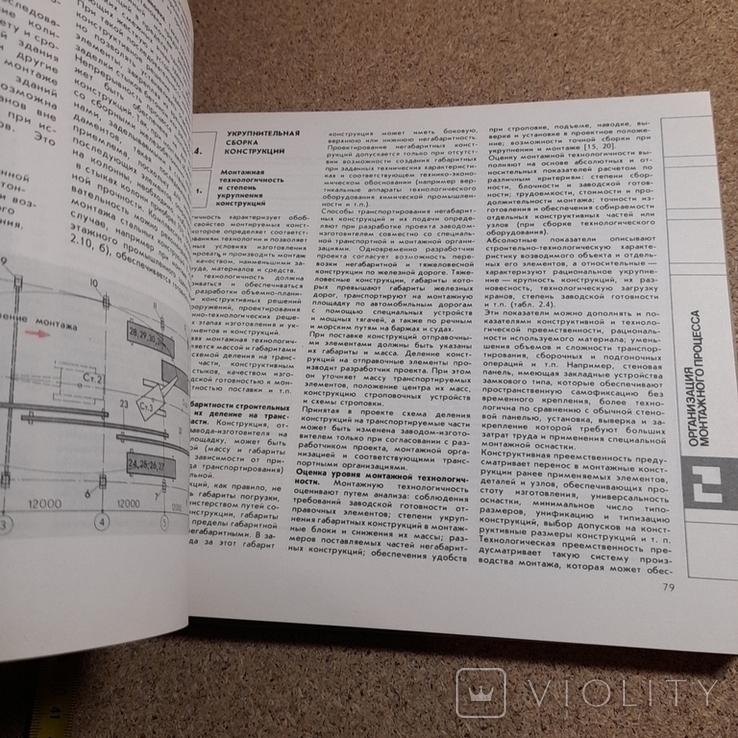 Технология и организация монтажа строительных конструкций 1988, фото №6
