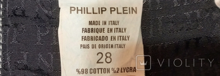PHILIPP PLEIN Джинси жіночі Італія розмір 28, фото №9