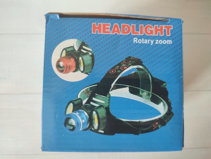 Налобный фонарь Headlight BL 862 T6+COB, фото №2