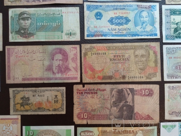 Коллекция банкнот Азии и Африки. 21 штука., фото №3