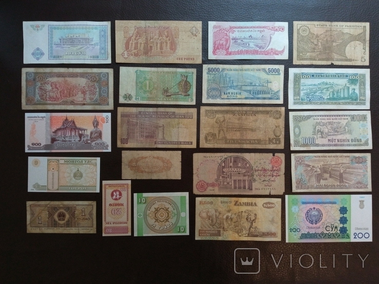 Коллекция банкнот Азии и Африки. 21 штука., фото №8