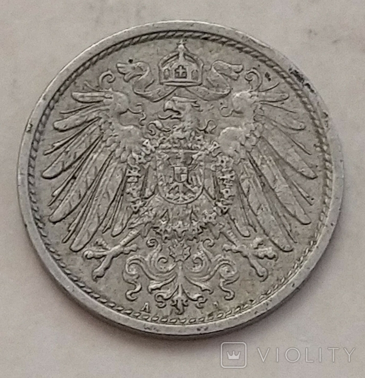 Німеччина 10 пфенігів 1912 рік., фото №3