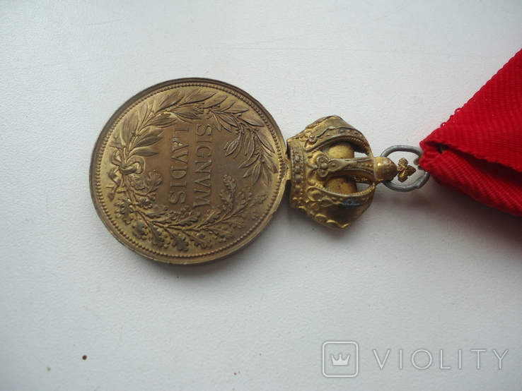 Австро-венгрия 1890 медаль за заслуги Ф.Иосиф, фото №7