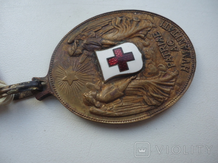 Австро-угорщина медаль красного креста бронз 1864-1914, фото №4