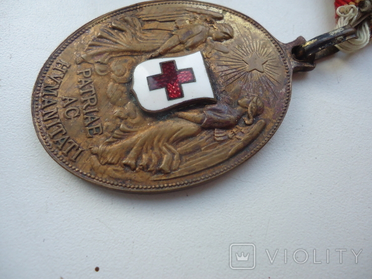 Австро-угорщина медаль красного креста бронз 1864-1914, фото №5