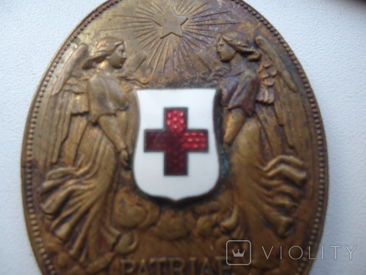 Австро-угорщина медаль красного креста бронз 1864-1914, фото №6