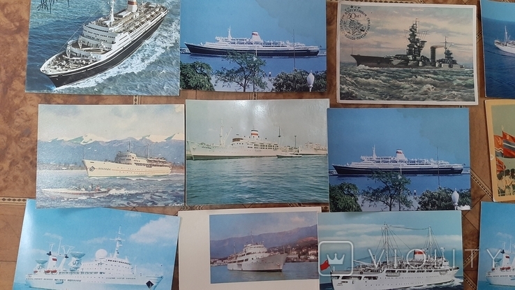 30 штук открыток - корабли, фото №3
