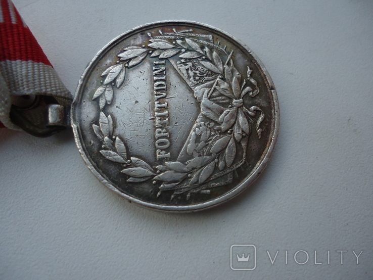 Австро-венгрия медаль За Храбрость Карл 2 ст. 1917 г серебро, фото №7