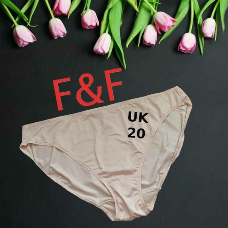 F&amp;F UK 20 Трусы женские большой размер бежевые на 54, фото №2
