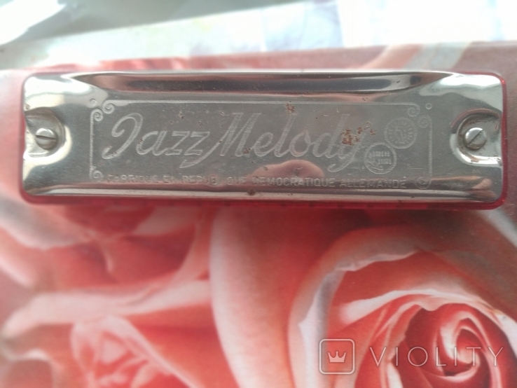 Вінтажна губна гармошка "Jazz Melody". ГДР, фото №2