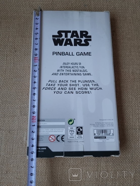 Disney Star Wars Pinball Game Пінбол Зоряні війни від marks &amp; spencer, фото №4