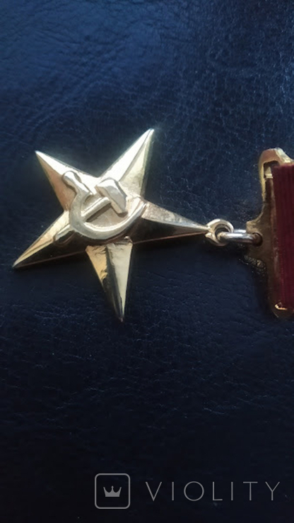 Медаль "Серп и Молот" копия номерная, фото №3