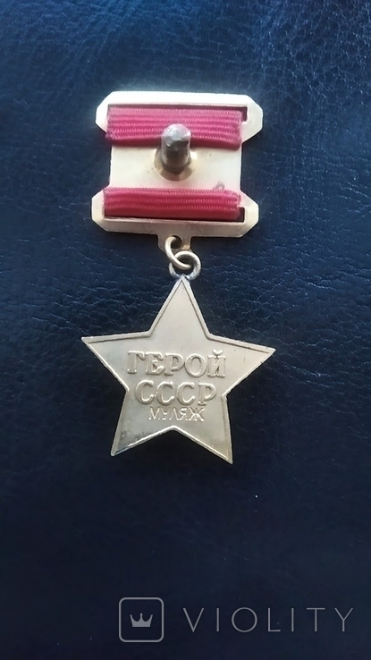 Медаль "Золотая Звезда" муляж, фото №4