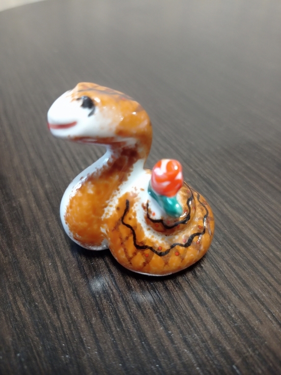 Фигурка Змея керамика, фото №2