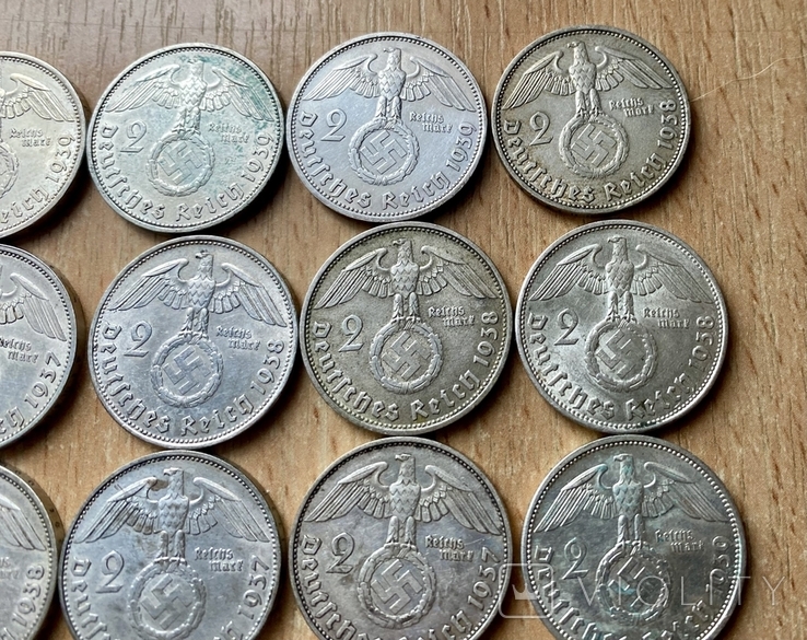 15 монет 2 марки 3 рейх, фото №4
