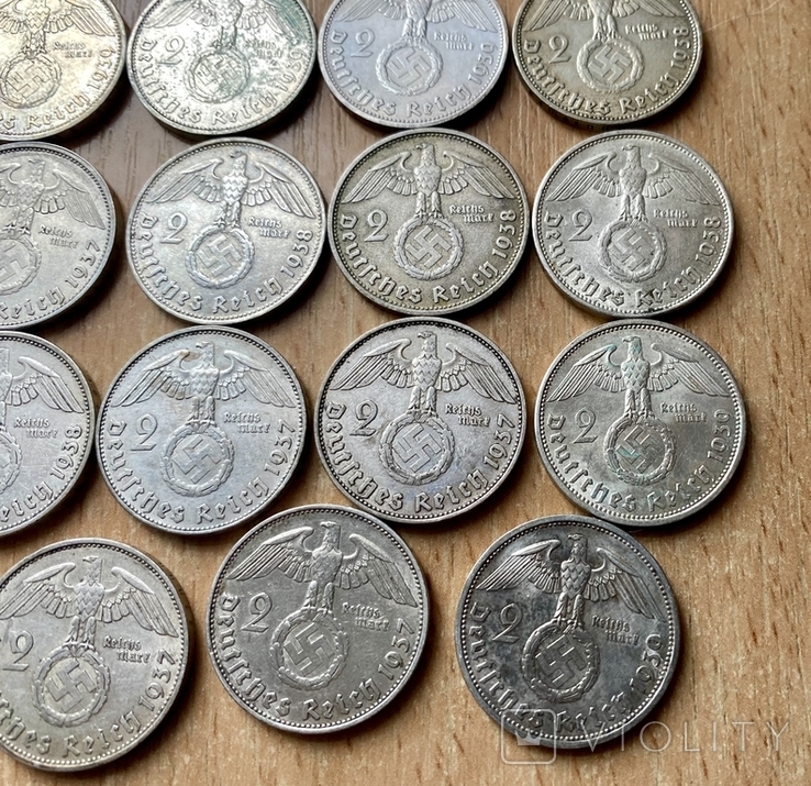 15 монет 2 марки 3 рейх, фото №5