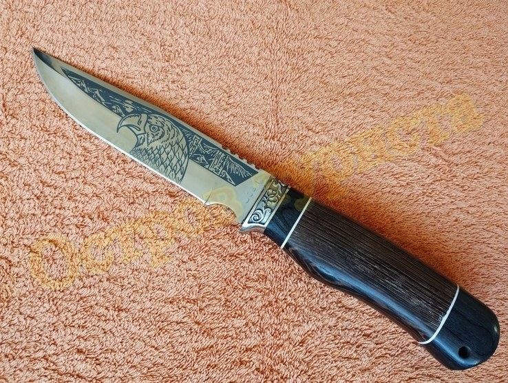 Нож охотничий туристический Орел сталь 65х13 с чехлом 27.5 см, фото №4