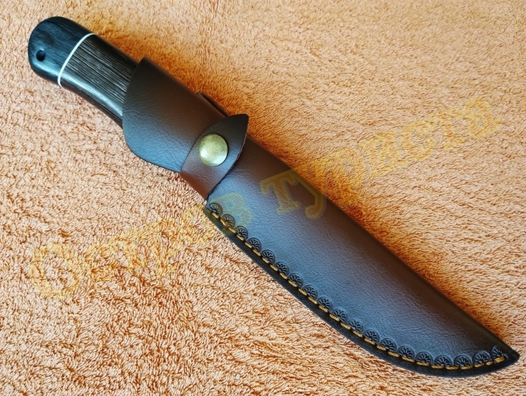 Нож охотничий туристический Орел сталь 65х13 с чехлом 27.5 см, фото №7