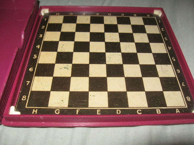 Коробок пластиковий від дорожніх шахмат МОСКВА1985, фото №8