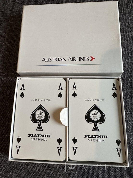 Карты игральные 2 колоды по 55 листа Австрия, фото №2
