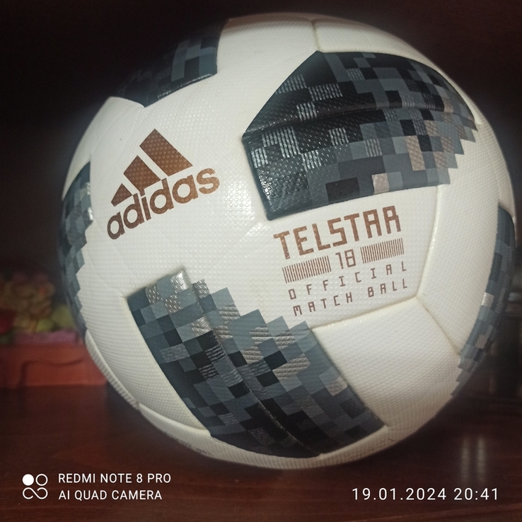 Оригінальний професійний футбольний м'яч TELSTAR фірма Adidas Польська Ekstraklasa, photo number 2