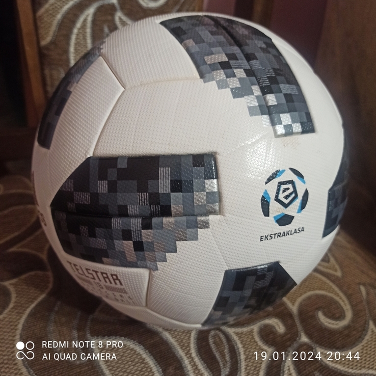Оригінальний професійний футбольний м'яч TELSTAR фірма Adidas Польська Ekstraklasa, фото №5