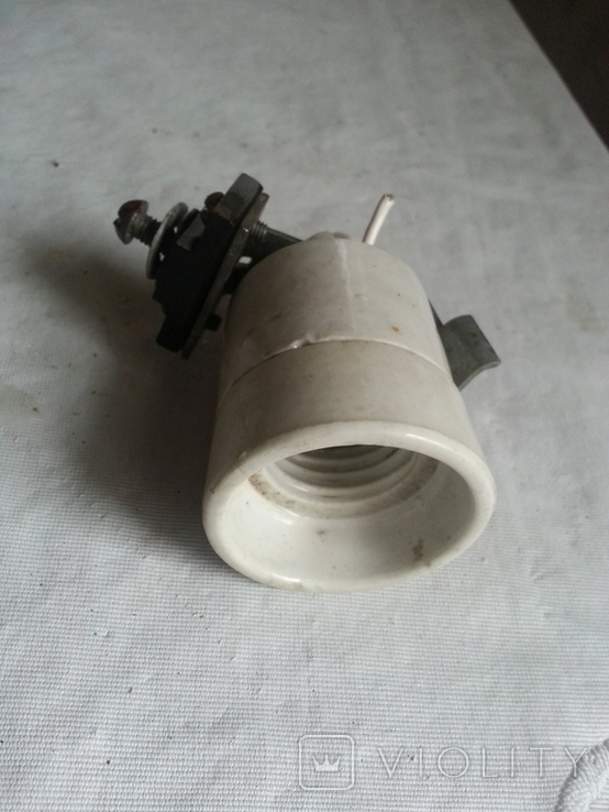 Керамический патрон Е28 под стандартную лампочку, фото №2