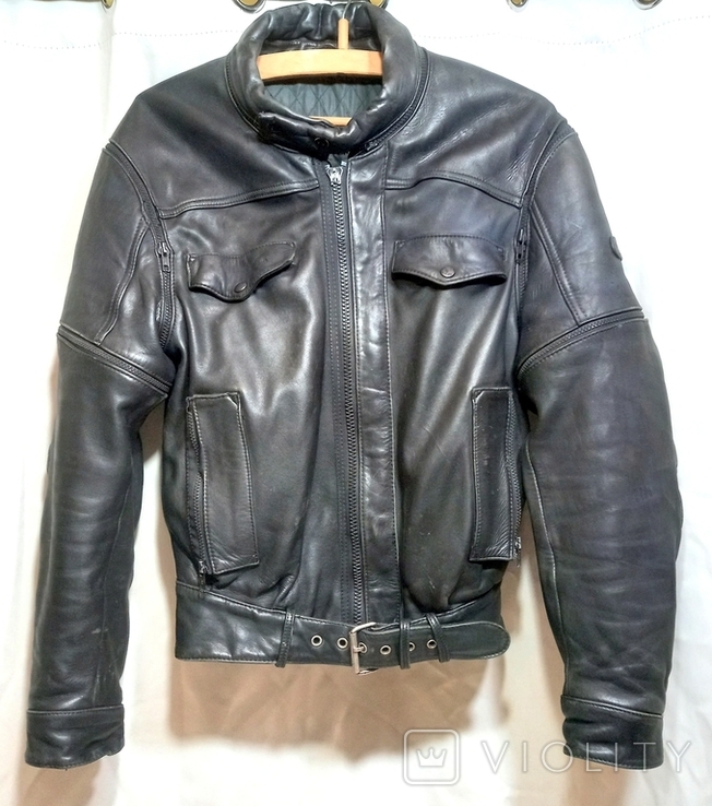 Мотоциклетна куртка Hein Gericke трансформується в жилет 2 види натуральна товста шкіра 54p, фото №2