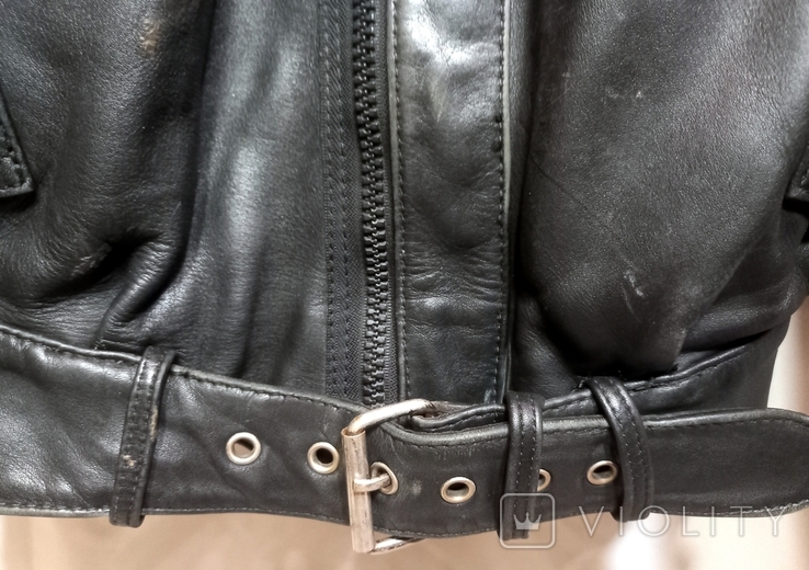 Мотоциклетна куртка Hein Gericke трансформується в жилет 2 види натуральна товста шкіра 54p, фото №7