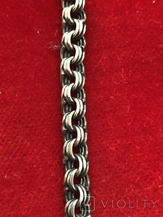 Серебряная цепочка (новая), фото №3