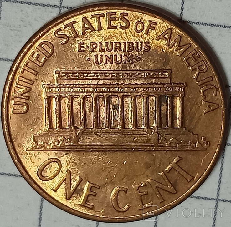 США 1 цент 2008 D, фото №3