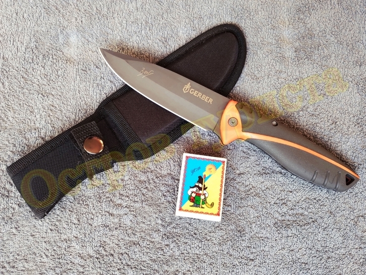 Нож тактический туристический охотничий Gerber Fixed Blade 24 см реплика, фото №3