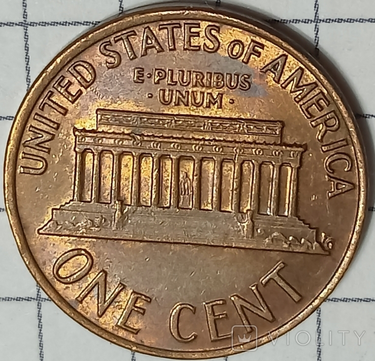США 1 цент 1974, фото №3