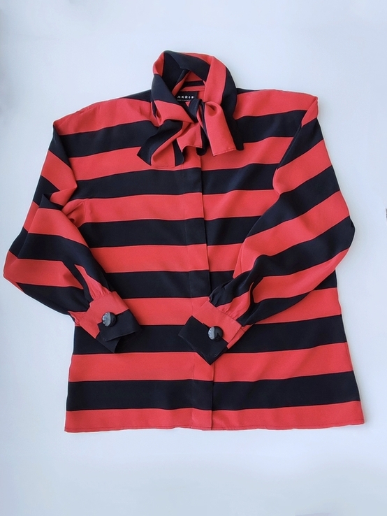 Шовкова блуза сорочка, зі 100% шовку люксового швейцарського бренда Akris, photo number 7