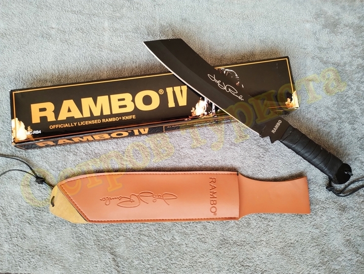 Мaчeтe Rambo 4 с чехлом 42.5 см, фото №3