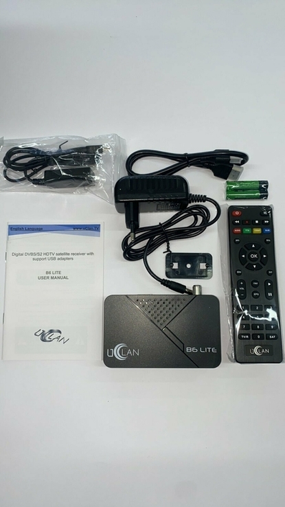 Спутниковый HD (Mpeg4) ресивер uClan B6 Lite+IPTV+видеосервис YouTube+Inrernet TV Гарантия, фото №2