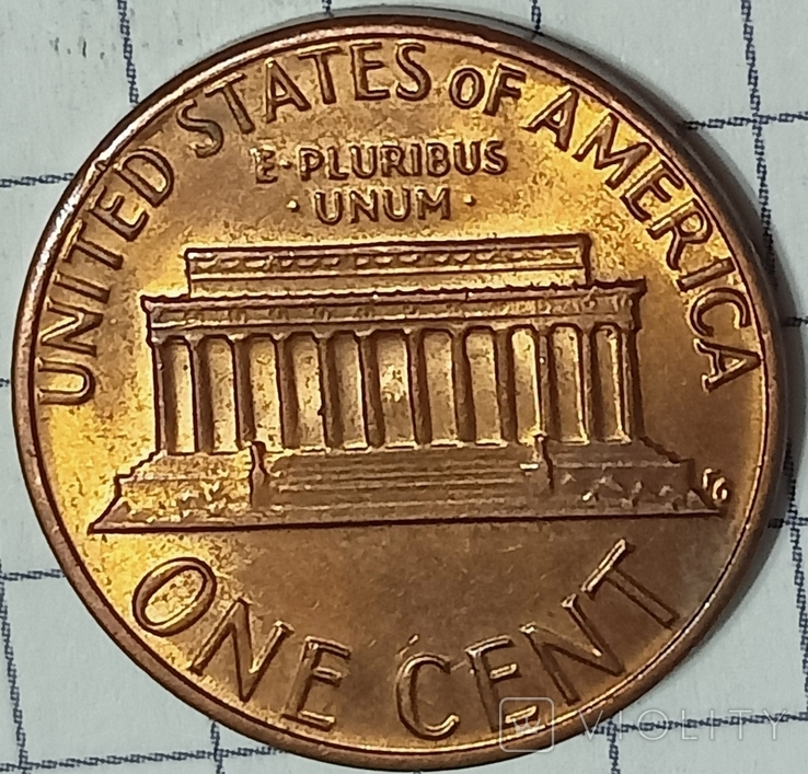 США 1 цент 1983 D, фото №3