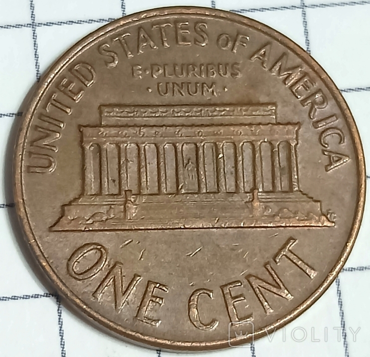 США 1 цент 1964, фото №3