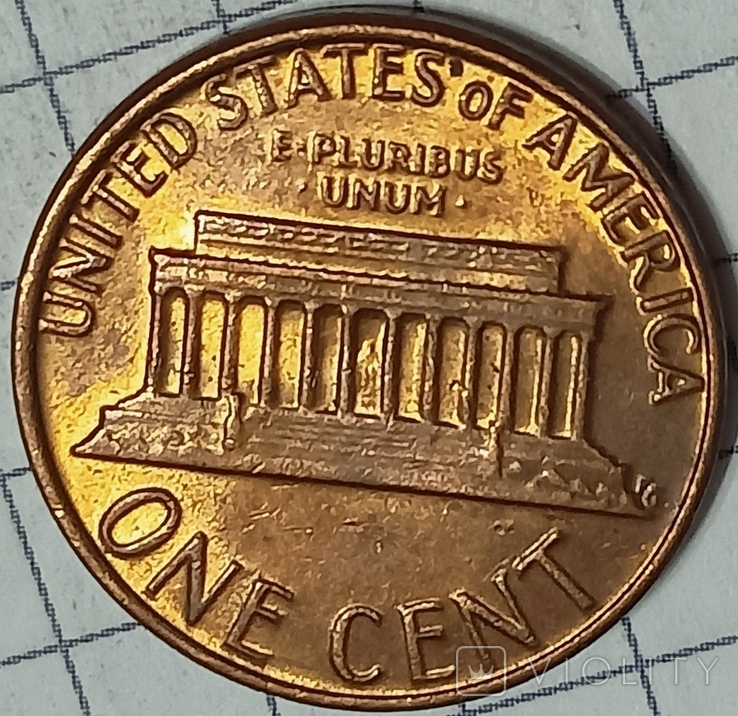 США 1 цент 1981, фото №3