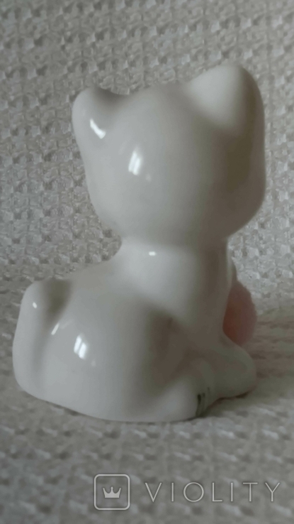 Статуэтка миниатюрная "Котенок"(Европа, фарфор, фото №6