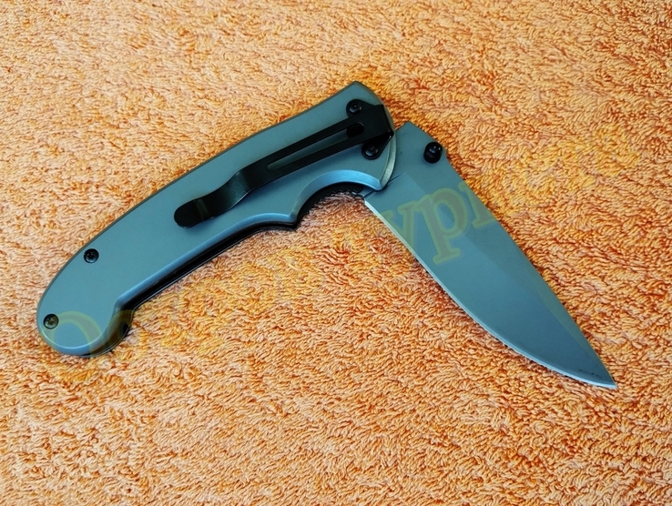 Нож складной Buck DA с клипсой полуавтомат реплика, фото №7